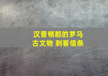 汉普顿郡的罗马古文物 刺客信条